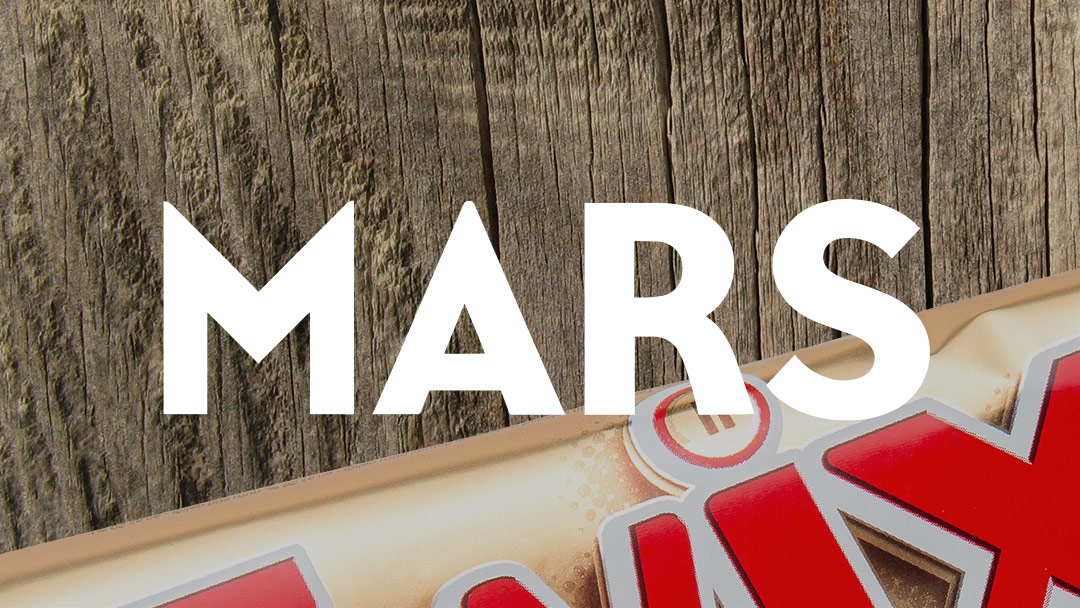 Mars logo - Twix bar