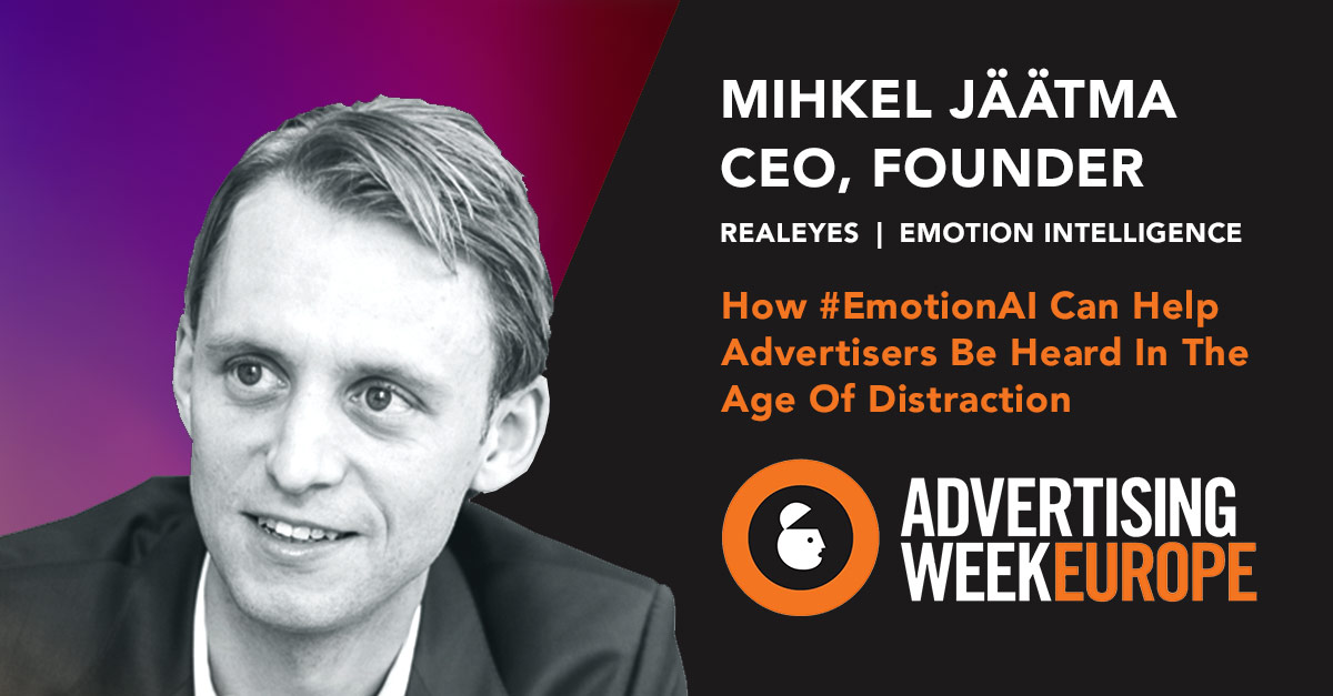 Watch Our CEO Showcase How #EmotionAI Can Help Advertisers Be Heard In The Age Of Distraction At #AWEurope