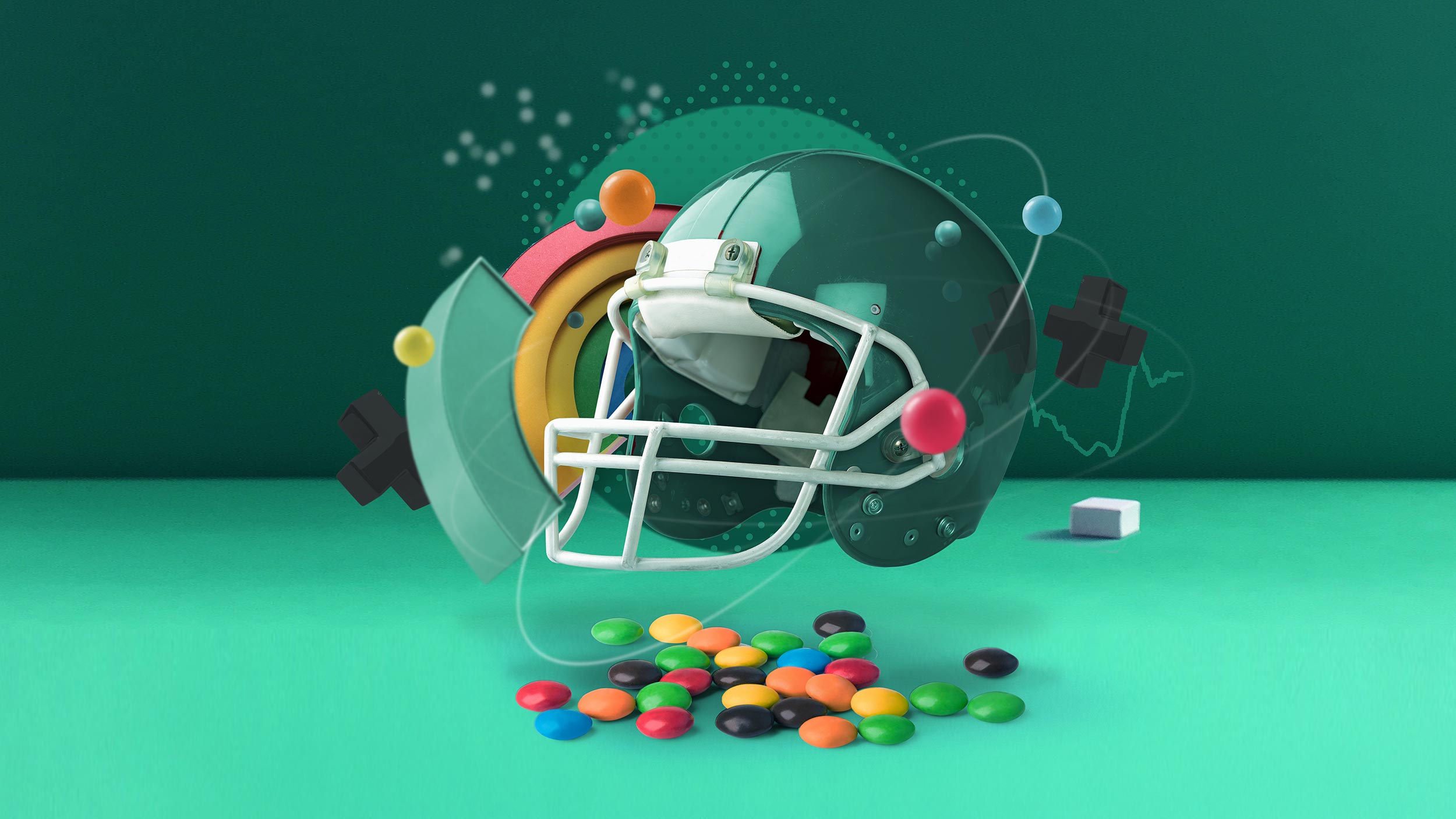 Skittles and Stella Artois are first on the field at Super Bowl LII