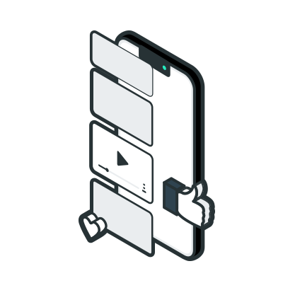 View ad format within platform environment